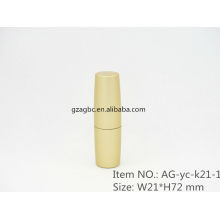 Fashionable&Special Aluminum Cylindrical Lipstick Tube Container AG-yc-k21-1, cup size12.1/12.7,Custom color